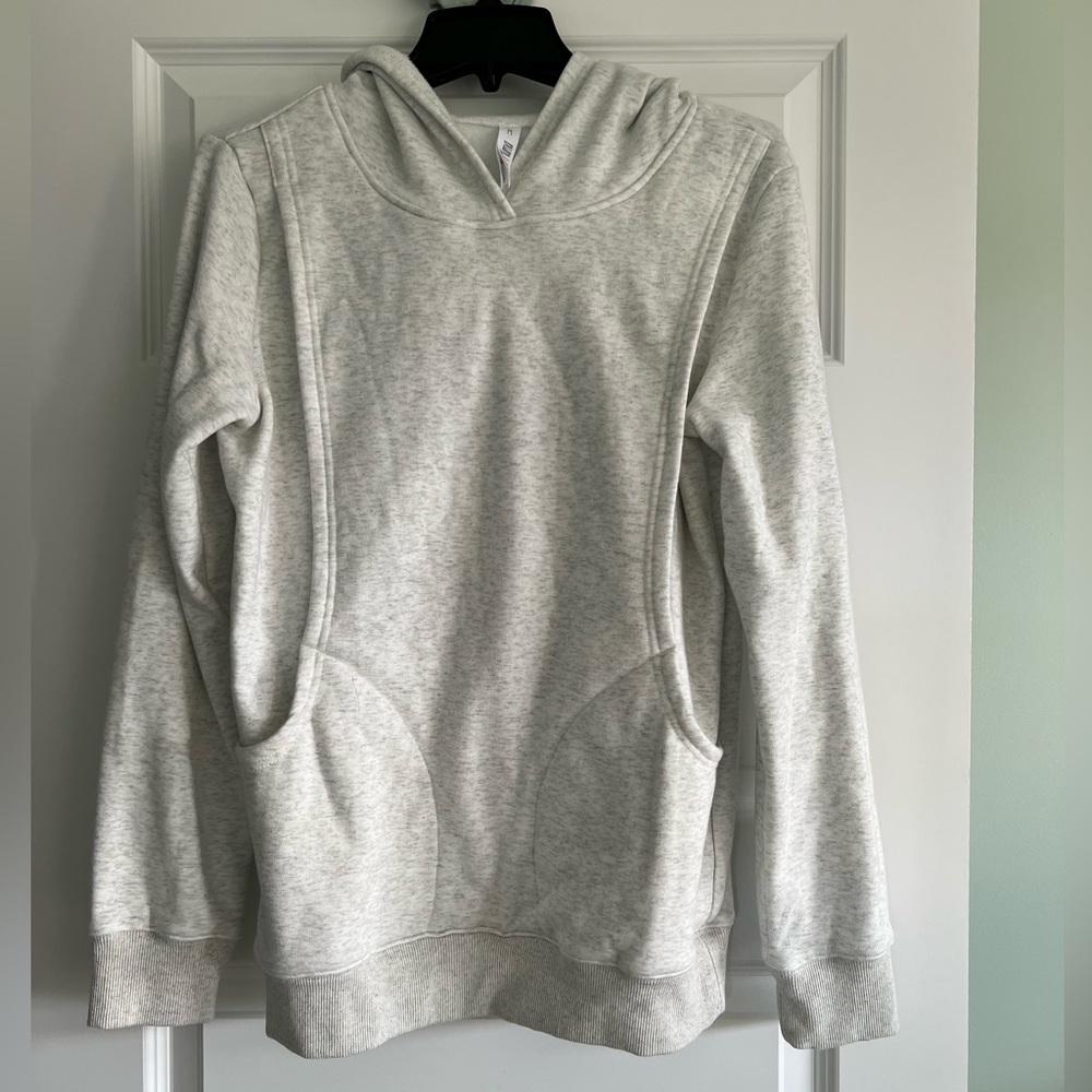 Latched mama oatmeal heavy hoodie